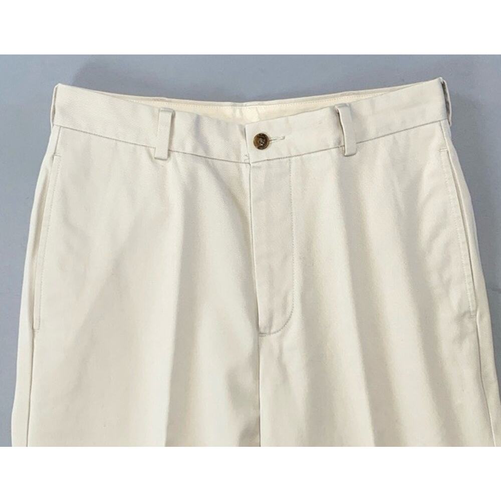 Brooks Brothers 100% Cotton Twill Clark Advantage Chino Dress Pants. 30X25.5 EUC - Picture 6 of 9